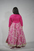 Pink Floral Lehenga
